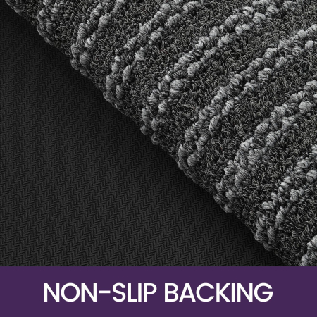 Covoraș aspru de intrare, anti-alunecare, gri 43,5 x 75 cm [2]