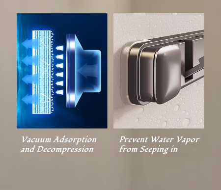 Cuier cu 5 carlige rabatabile gri pentru max 5kg fiecare, 41x6x2x cm [7]