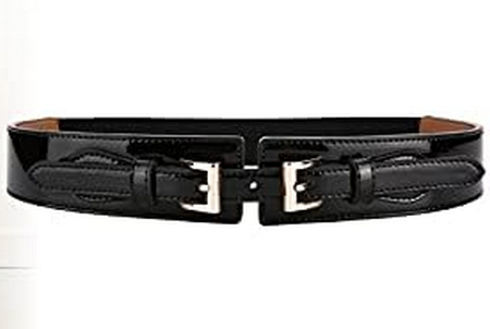 Curea eleganta subțire din piele lăcuită, 70x4 cm [7]