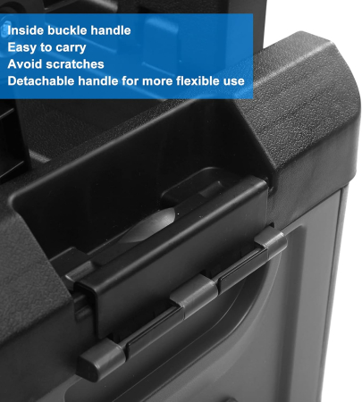 Cutie mare 70L pentru depozitare, din plastic dur, pliabila, max 200kg, scaun portabil pentru calatorii [2]