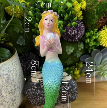 Decoratiune de gradina 24 cm, sirena [1]