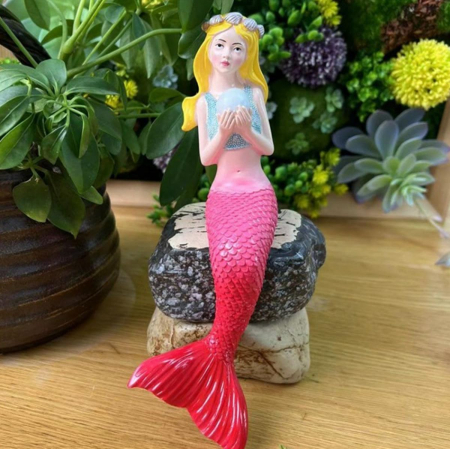 Decoratiune de gradina 24 cm, sirena [5]