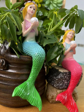 Decoratiune de gradina 24 cm, sirena [3]