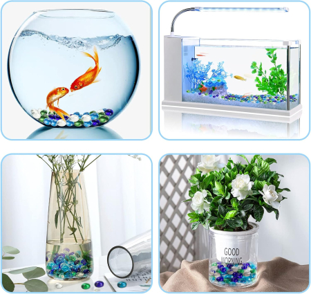 Decoratiuni din sticla colorata, 800 gr 1.77 cm [3]