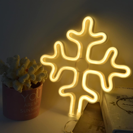 Decoratiune luminoasa impermeabila Fulg, 25x25.5 cm [2]