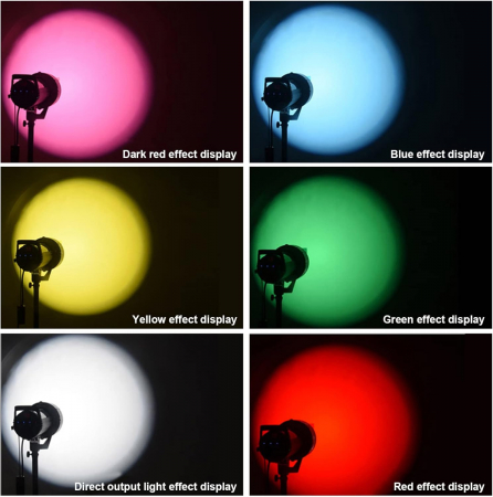 Difuzor de bliț cu reflector Snoot de focalizare cu montură Bowens din metal pentru fotografie cu efect artistic [2]