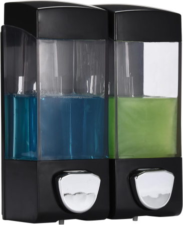 ACCESORII BAIE - Dispencer de sapun pentru baie sau bucatarie 2x350 ml, instalare adeziva