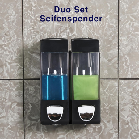 Dispencer de sapun pentru baie sau bucatarie 2x350 ml, instalare adeziva [1]