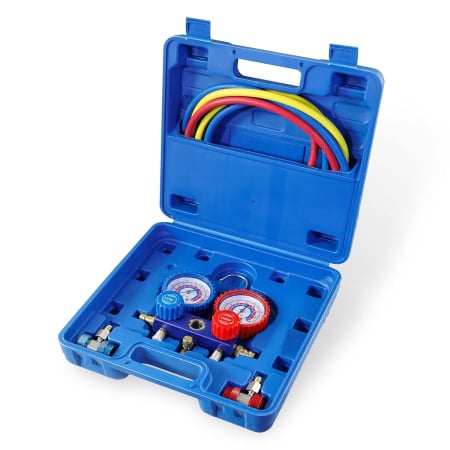 SCULE - Dispozitiv profesional de încărcare a agentului frigorific R12, R134a, R22