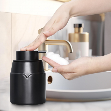 Dispenser de spuma din sapun negru, 420 ml [5]