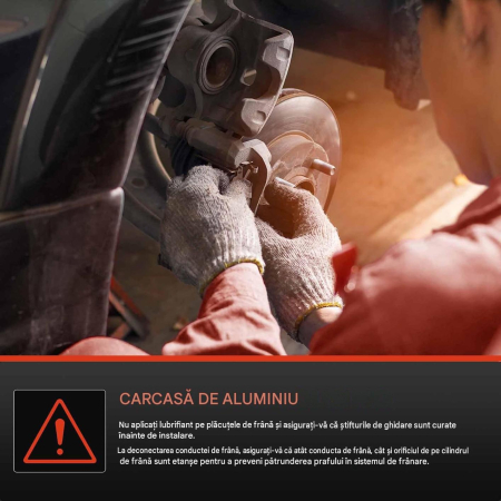 Etrier Frână Spate Stânga, Lucas, Piston 33,9 mm, pentru Fiat 500/Panda/Punto, Lancia [5]