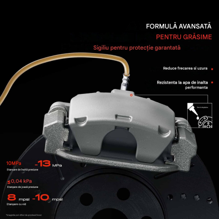 Etrier Frână Spate Stânga, Lucas, Piston 33,9 mm, pentru Fiat 500/Panda/Punto, Lancia [4]