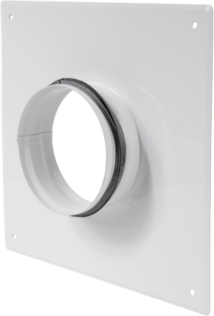 Sisteme de ventilatie - Flansa din otel pentru fixare tuburi flexibile pentru aer, 100 mm