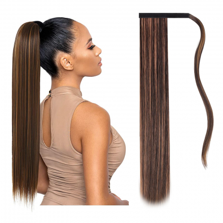 ACCESORII PAR - Extensie par drept cu accesorii prindere 70 CM