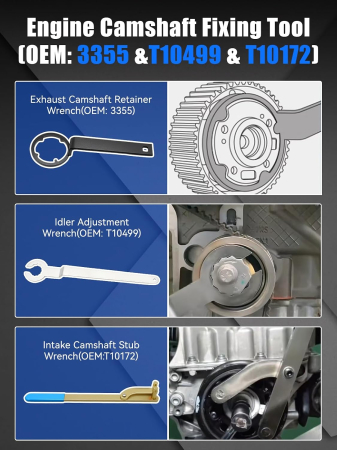 Kit Blocare Distribuție VAG EA211, 1.0-1.6 TSI/TFSI/TGI, Audi VW Skoda Seat [4]