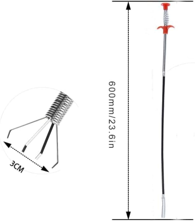 Prinzător cu 5 gheare, de 60 cm flexibil și puternic [1]