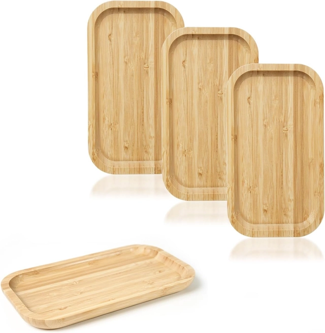 vesela - Farfurii din bambus 25 x 14 x 2 cm set 4 buc