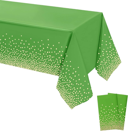 ACCESORII MASA - Fete de masa  dreptunchiulare, verzi 137x274 cm, set 2 bucati