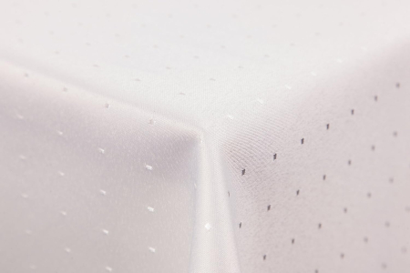 ACCESORII MASA - Fata de masa material textil Damasc, dreptunchiulara, crem, 130x260cm