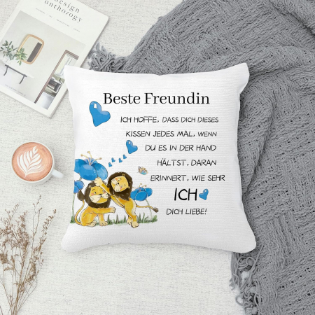 Fata de perina Lei 45x45 cm Beste Freundin [3]