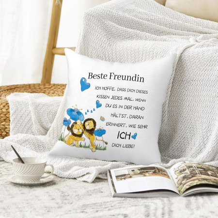 Fata de perina Lei 35x35 cm Beste Freundin [2]