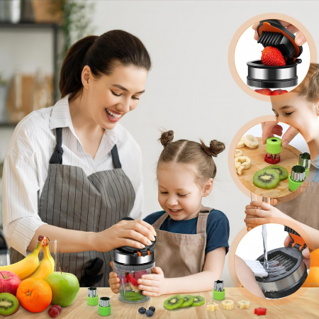 Feliator cu pahar pentru oua, fructe, legume, set cu 3 forme [2]