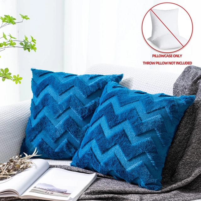 Fete de perini ornamentale, din plush 45x45 cm set 4 bucati [3]