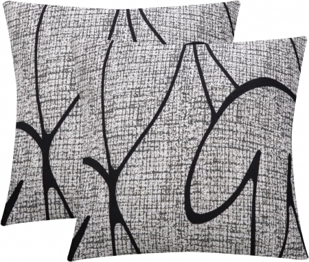 Fete perini - Fete de perini ornamentale gri cu model 45x45 cm