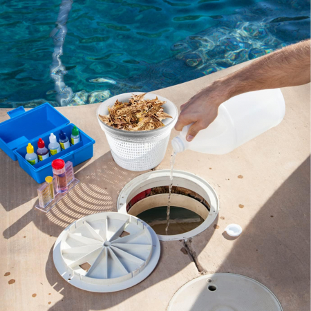 Filtre reutilizabile din panza ultra-fina pentru scurgeri piscina- set 20 bucati [4]