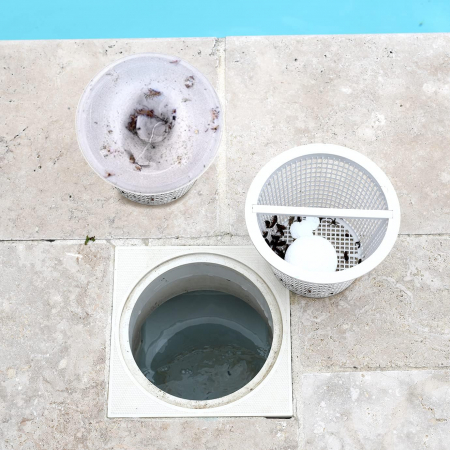 Filtre reutilizabile din panza ultra-fina pentru scurgeri piscina- set 20 bucati [2]
