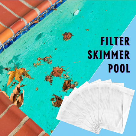 Filtre reutilizabile din panza ultra-fina pentru scurgeri piscina- set 20 bucati [5]