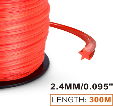 Fir Motocoasă Savior, Profil Stea, 2,4 mm x 300 m, Nylon Profesional [1]