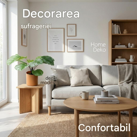 Plantă artificială frunză de măr 45cm 10 frunze realiste lucrată manual în ghiveci de lut – 45cm [2]
