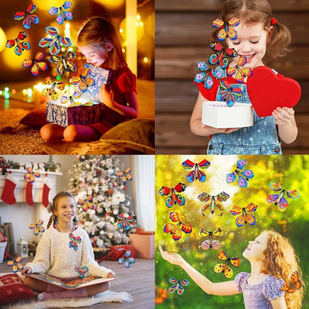 Fluturi magici multicolori zburatori- set 20 bucati [6]