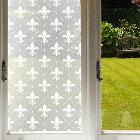 Folie autoadeziva blurata pentru confidentialitate ferestre , blocant UV 58x200 cm [2]