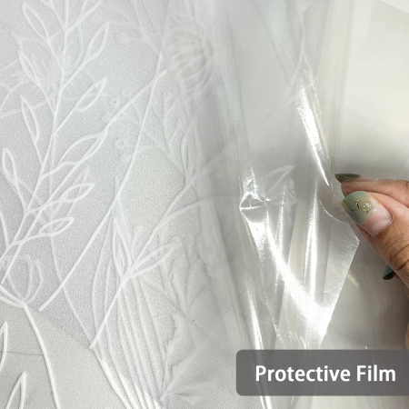 Folie autoadeziva blurata pentru confidentialitate ferestre , blocant UV 58x200 cm [5]