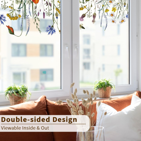Folie autoadeziva blurata pentru confidentialitate ferestre , blocant UV 40x120 cm [5]