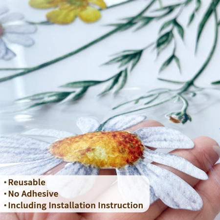 Folie autoadeziva blurata pentru confidentialitate ferestre , blocant UV 40x120 cm [1]