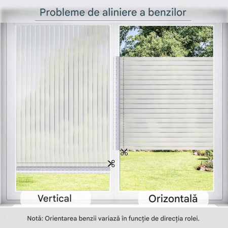 Folie autoadeziva blurata pentru confidentialitate ferestre , blocant UV 45x400 cm [6]