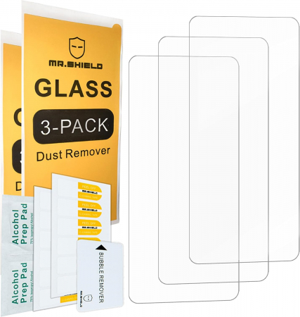 Folie de ecran compatibil cu Realme GT5 Pachet de 3 buc, sticla duritate 9H, Protector de ecran HD transparent [1]
