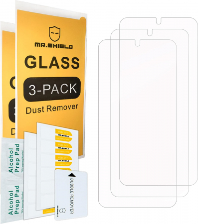 Folii de ecran compatibil cu Samsung Galaxy A25 5G , duritate 9H, transparent set de 3 [1]