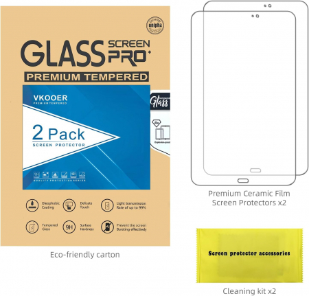 Folii de ecran compatibil cu Galaxy Tab A7 Lite 8.7 inch 2021, SM-T220/T225, duritate 9H, transparent set de 2 [5]