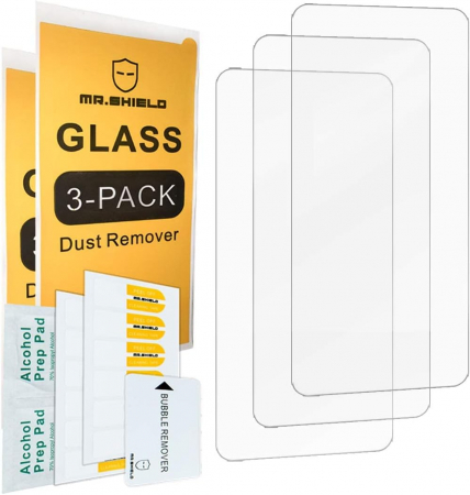 Folii de ecran compatibil cu Motorola (MOTO Edge S), duritate 9H, transparent set de 3 [1]