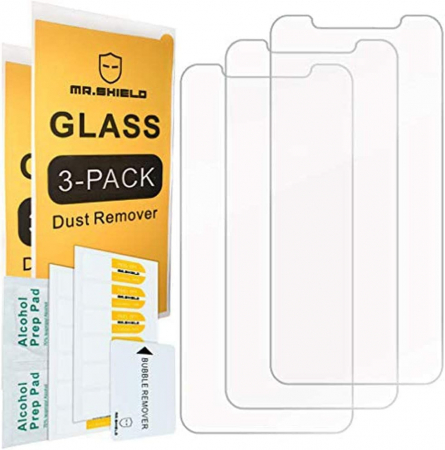 Folii de ecran compatibil cu iPhone 11 Pro Max iPhone XS Max, duritate 9H, transparent set de 3 [1]