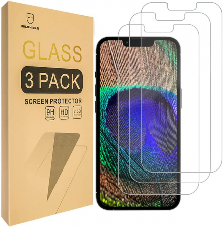 folii ecran telefoane - Folii de ecran compatibil cu iPhone 14 Pro 6,1 inchi, duritate 9H, transparent set de 3