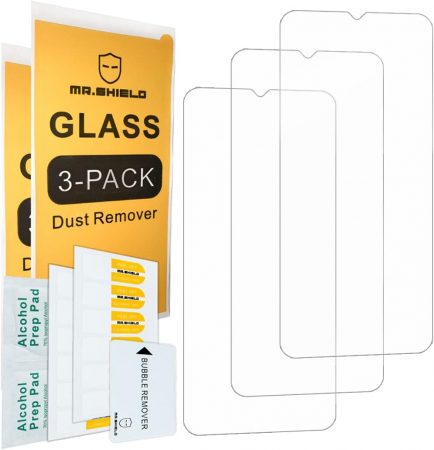 Folii de ecran compatibil cu Xiaomi (Redmi 10C) / Redmi 10 Power, duritate 9H, transparent set de 3 [1]
