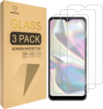 folii ecran telefoane - Folii de ecran compatibil cu Samsung Galaxy A70E, duritate 9H, transparent set de 3