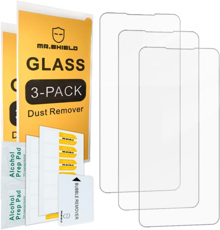 Folii de ecran compatibil cu Motorola Edge 20 Fusion/MOTO Edge 20 Fusion, duritate 9H, transparent set de 3 [1]