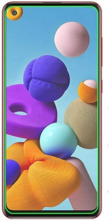 Folii de ecran compatibil cu Samsung Galaxy A21s, duritate 9H, transparent set de 3 [2]