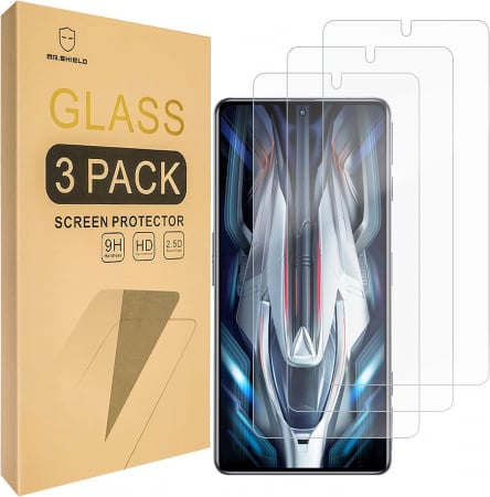 folii ecran telefoane - Folii de ecran compatibil cu Xiaomi Poco F4 GT, duritate 9H, transparent set de 3